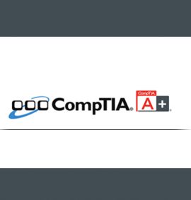 Comptia A Plus logo and illustration on the website