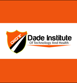 Dade Institute of Technology and Health logo in orange color